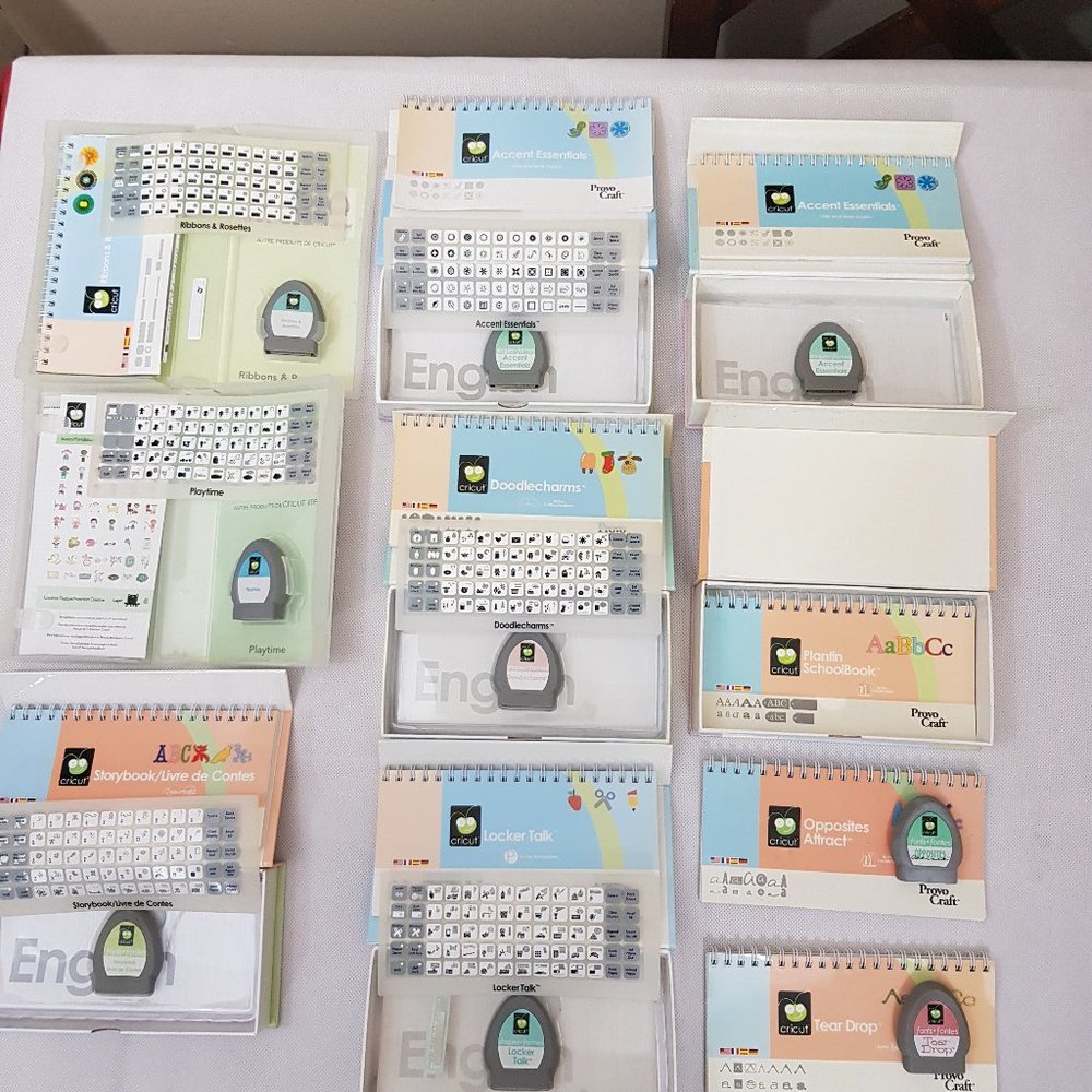 Cricut Cartridges 6 are complete plus extras